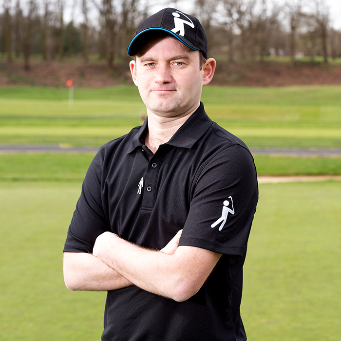 Mens Golf Shirt Black